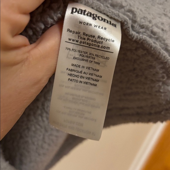 Patagonia Gray Los Gatos Fleece 1/4 zip - Picture 5 of 7